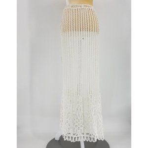 Honey Punch | Crochet Coverup Skirt - Size Medium